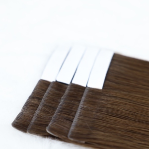 Extensions de <span class=keywords><strong>Cheveux</strong></span> Naturels Tape in Invisible Russe Kinky Straight Ruban Adhésif <span class=keywords><strong>Cheveux</strong></span> Humains Premium pour Femmes - Product Image 4