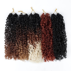 Venta al por mayor de fábrica: Cabello sintético de alta temperatura, <span class=keywords><strong>extensiones</strong></span> de ganchillo de 12 pulgadas, mini <span class=keywords><strong>trenzas</strong></span> Passion Twist, peluca de rizos pequeños africanos, Yanky Twist - Product Image 1