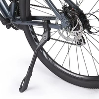 Béquille de vélo réglable en alliage d'aluminium VTT/neige/vélo pliant/véhicule électrique Support de repose-pieds latéral pour vélo 20-29 pouces