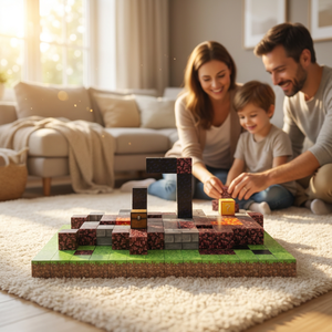 Build Mine Magnet Craft World 套装磁性积木 STEM 感官户外玩具 适合 14 岁男孩女孩创意游戏 190 件 - Product Image 1