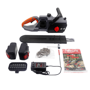 Hand bürstenlose Lithium-Elektro kettensäge Hochleistungs-Akku-Kettensäge tragbare Gartenschnitt-Holz schneide maschine - Product Image 1