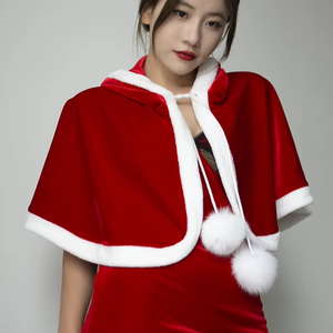 <span class=keywords><strong>Vêtements</strong></span> <span class=keywords><strong>de</strong></span> <span class=keywords><strong>Noël</strong></span> à la mode pour femmes et <span class=keywords><strong>vêtements</strong></span> <span class=keywords><strong>de</strong></span> nuit <span class=keywords><strong>de</strong></span> <span class=keywords><strong>Noël</strong></span> en velours rouge - Product Image 1