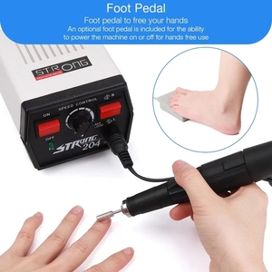 Perceuse à ongles électrique 65W 35000 tr/min forte 204 ensemble de manucure électrique Machine de pédicure équipement de coupe-ongles <span class=keywords><strong>professionnel</strong></span> - Product Image 2