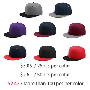 Đen Thêu Trống Đồng Bằng Tùy Chỉnh Logo <span class=keywords><strong>6</strong></span> Bảng Điều Chỉnh Snapback Hat Mũ Bóng Chày Tùy Chỉnh - Product Image 4