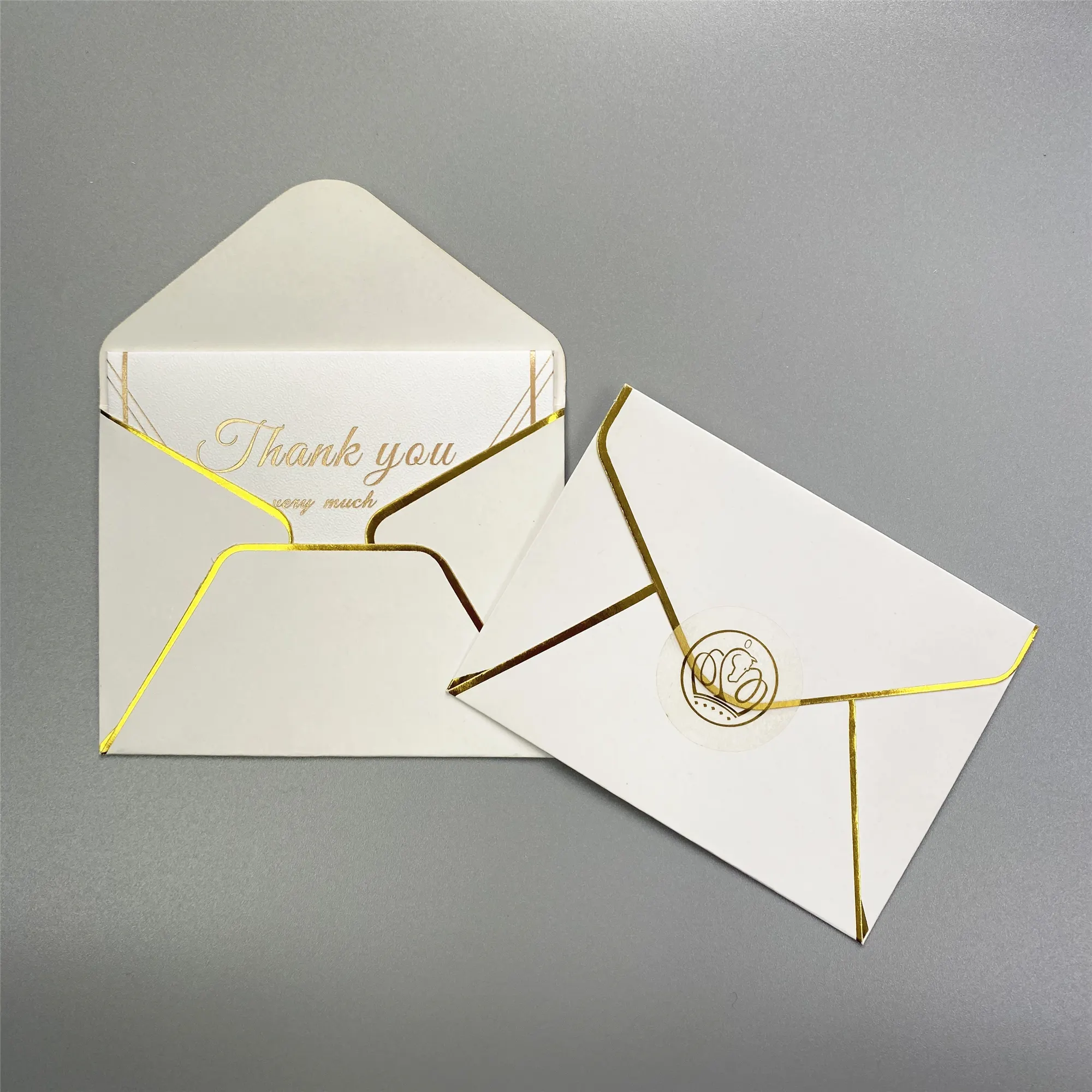 Wholesale Custom Festival Gift Greeting Handmade Cards Business Thank You Cards With Logo