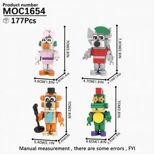 MOC1654 <span class=keywords><strong>FNAF</strong></span> Five Nights at Freddy's, Set de Construcción de Bloques de Monstruos Divertidos, Set de Juego, Figura de Acción, Modelo de Juguete - Product Image 3