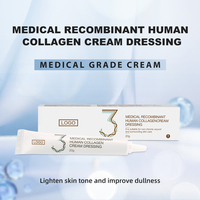Crema Facial de Colágeno Humano Recombinante Tipo III OEM/ODM, Previene Cicatrices de Acné, Hiperpigmentación, Reafirmante, para Piel Sensible