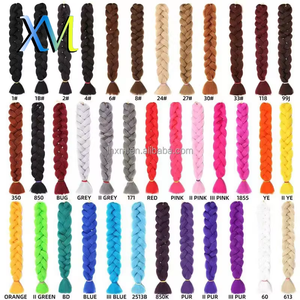 ผมถักเปียแบบพิเศษทำจากใยอาหารแอฟริกันน้ำหนักเบาพิเศษขนาด82นิ้ว165กรัม - Product Image 5