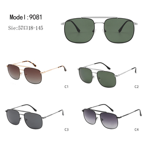 Pilot Fashion Sunglasses Polarized Comfortable Rectangle Full Rim UV400 Protection Unisex Adult Outdoor Activities - Product Image 3