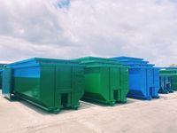 Conteneurs de chantier en acier de 20 yards personnalisables de haute qualité, état neuf, matériel de traitement des déchets, marque Yingxin
