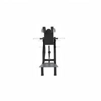 Machine à Squat Hack Professionnelle pour Entraînement des Jambes, à Charge par Disques avec Bouton de Réglage Rapide, Soudure Robuste, Personnalisable