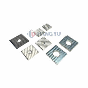 304 316 Gasket persegi dari baja tahan karat dengan gigi untuk sistem perbaikan batu Aksesori dinding tirai esensial - Product Image 4