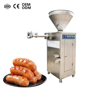 Macchina Pneumatica in Acciaio Inox per Riempimento Carne Insaccatrice Macchinario per Lavorazione Alimenti Macchina per Produzione Carne in Vendita - Product Image 1