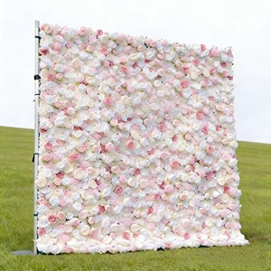 Pared de Flores Artificiales de Alta Simulación, Diseño 3D 5D, Decoración para Bodas, Fiestas y Eventos - Product Image 2