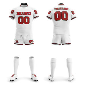 Camisetas <span class=keywords><strong>Polo</strong></span> de <span class=keywords><strong>rugby</strong></span> personalizadas de alta calidad Servicio OEM Sudáfrica Unisex Super <span class=keywords><strong>Rugby</strong></span> Jerseys Casual con pedido mínimo - Product Image 2