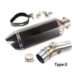 Modificado de escape de la motocicleta antideslizante para <span class=keywords><strong>Kawasaki</strong></span> ER6N Versys 650 Ninja Z650 2017-2019 silenciador mediados enlace de conexión de tubo - Product Image 4