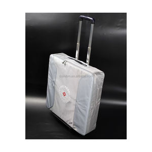 QUEYI便携式智能自动麻将桌耐用塑料设计白色和黑色供赌徒户外使用 - Product Image 6