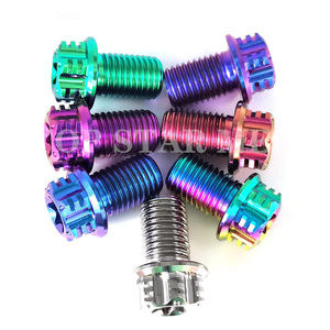 Tornillos de Titanio Tmj con Cabeza Torx y Brida, Especificación de Competición, M10x25x1.25, Tornillos de Repuesto para Motocicleta, Reemplazo de Tornillos para Pinzas de Freno - Product Image 2