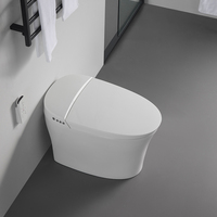 Vente chaude Articles sanitaires pour hôtels WC monobloc Bidet électrique Cuvette de WC à poser au sol Salle de bain WC intelligent