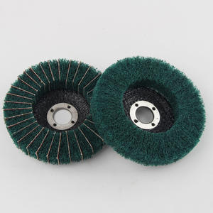 Disque de polissage vertical en acier inoxydable à ailettes volantes, tampon de polissage en fibre de nylon, tampons de polissage de qualité supérieure - Product Image 1