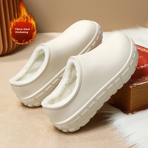 Automne hiver épaissi doublé polaire maison pantoufles hommes femmes imperméable cuisine travail chaussures Chef chaussures coton pour la chaleur - Product Image 3