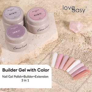 Gel Duro Constructor de <span class=keywords><strong>Uñas</strong></span> UV Gel Francés LED Removible <span class=keywords><strong>con</strong></span> Brillo Nude <span class=keywords><strong>Color</strong></span> para Extensión de <span class=keywords><strong>Uñas</strong></span> <span class=keywords><strong>con</strong></span> Construcción Niveladora - Product Image 5