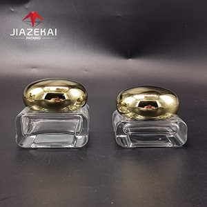 Sang Trọng Mỹ phẩm chai thủy tinh lọ đặt phẳng vuông rỗng chăm sóc da bao bì với vít cap Lotion bơm kích thước 30 gam 50ml 100ml - Product Image 5