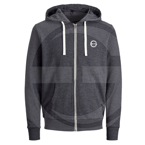 Men's Autumn Pullover Hoodie O-Neck Breathable <b>Quick</b> Dry Eco-Friendly Embroidered Solid Minimalist Knitted Cotton/Bamboo Fiber - Product Image 1