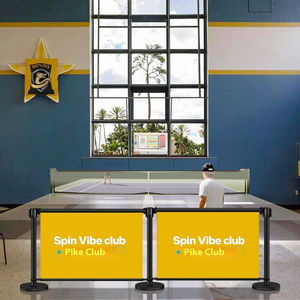 Barriera personalizzabile per campi sportivi al coperto 1.0m campo da Pickleball recinzione telescopica linea di palo pubblicità barriera al traffico sportivo - Product Image 1