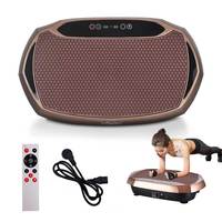 Plateforme vibrante de fitness avec panneau de contrôle LED et cordes pour l'exercice des bras