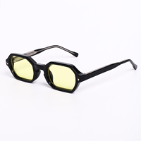 LBAshades 3503F Lunettes carrées vintage de haute qualité CP anti-lumière bleue, blocage à 99 %, lunettes de jeu, verres rouge orangé
