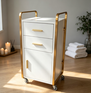 Armoire à outils spéciale pour salon de beauté avec tiroir, étagère multi-niveaux, chariot de rangement - Product Image 5
