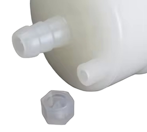 0.1 micron ưa nước pvdf màng lọc viên nang với 1/2 ''hose barb kết nối cho hàng loạt nhỏ lọc khí - Product Image 3