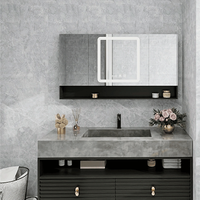 Revêtement mural flexible en composite rainuré texturé bois-marbre SPC, imperméable, pour salon, design intérieur personnalisé