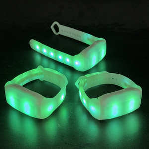 Новый патентный продукт бриллиантовый светодиодный браслет с дистанционным управлением кремнеземная звезда реквизит DMX светоизлучающий браслет с голосовым управлением - Product Image 4