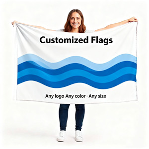 Customize New Outdoor and Indoor Event Retail Party Polyester Full-color Horizontal Banners for Promotional Flags