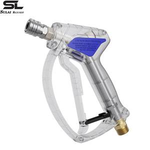 Pistolet à eau haute pression transparent Sulai Machinery 4060psi en acier inoxydable avec raccord rapide 1/4 pour lavage de voiture - Product Image 1