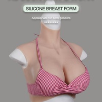 Seins artificiels réalistes de haute qualité, grande taille, forme ronde, imperméables, pour transgenres, drag queens et travestis.