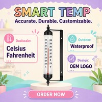 Termometer Tabung PC Casing Logam Grosir Akurasi Tinggi Pabrik Sumber Stok Besar Dapat Disesuaikan Penggunaan Luar Ruangan Dalam Ruangan