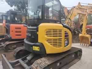 Original Japon 5,5 tonnes Komatsu Pc55 Pc55Mr Mini pelle d'occasion Komatsu Pc55 en vente bon marché - Product Image 6