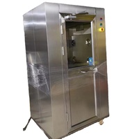 Cabine de douche d'air personnelle de conception de douche d'air de vent simple de salle blanche de douche d'air de volet enroulable à grande vitesse pour le laboratoire
