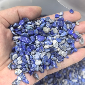 Vente en gros de pierres de <span class=keywords><strong>lapis</strong></span>-lazuli bleues naturelles polies de petite taille, copeaux de cristal, pierres roulées, pierres précieuses en <span class=keywords><strong>lapis</strong></span>-lazuli à vendre - Product Image 3