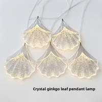 Pendentifs LED en gros en forme de cœur, de pomme, de dauphin et de lune, ornements suspendus, éclairage chaud IP65, best-seller