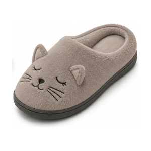 Pantuflas de Peluche con Punta Cerrada y Talón Descubierto <span class=keywords><strong>ACCIO</strong></span>, con Orejas de Gato 3D y Bigotes Bordados - Product Image 5