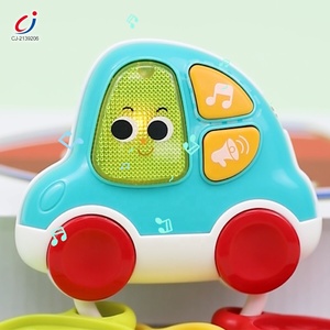 Éducation fonctions son et musique clé de voiture bébé musique intelligente anneau de dentition <span class=keywords><strong>hochet</strong></span> anneau de dentition sensoriel clé jouets en silicone - Product Image 2