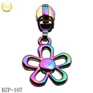 Fancy Mini 5 # cầu vồng Nylon dây kéo Sao puller thẻ Mưa Dây Kéo trượt với vật liệu kim loại bền - Product Image 5