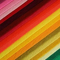 Feutre coloré en laine ou polyester pour loisirs créatifs DIY pour enfants, résistant à l'abrasion, motifs géométriques abstraits