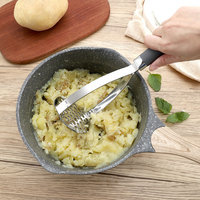 Machacador de Patatas Resistente, Prensa para Verduras, Rallador de Queso, Frijoles y Aguacates