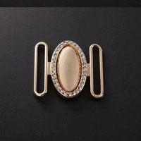 Boucle à clipser personnalisée en alliage de zinc, forme en U, pour maillot de bain, finition de maillot de bain, couleur personnalisée, haute qualité, revêtement de surface huilé