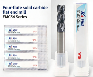 Fresa de Carburo de Tungsteno de Alta Calidad YG-1 K2 de 4 Filos con Recubrimiento de <span class=keywords><strong>TiCN</strong></span>, Longitud de Filo de 12 mm, Compatible con ODM/OEM, Mecanizado de Alta Velocidad - Product Image 1